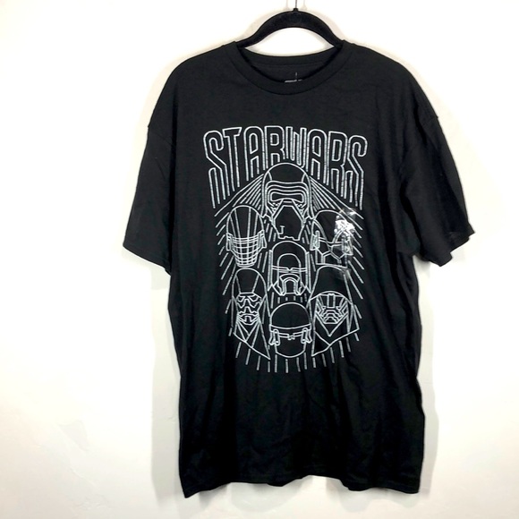 NWT Stars Wars black Darth Vader tee size large - Picture 1 of 7